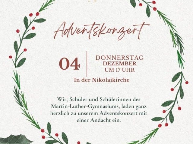 Adventskonzert am MLG